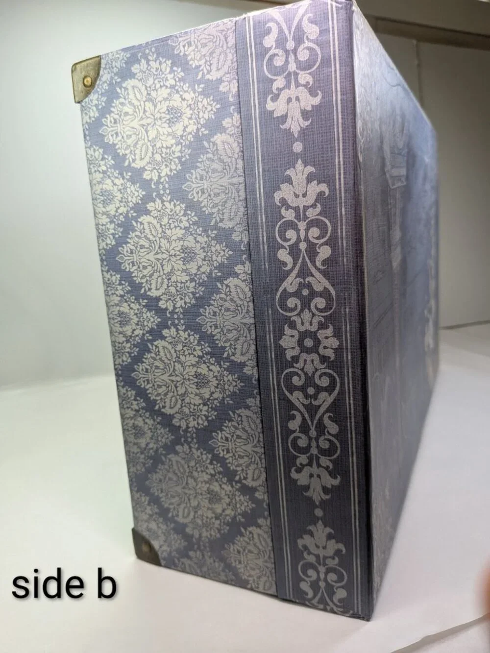 Punch Studio Paris France Suitcase Decor Box Metal Hardware Cottagecore